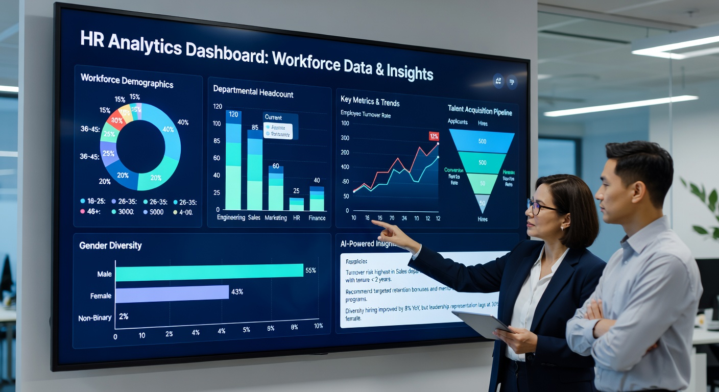 Dashboard de analítica de RRHH