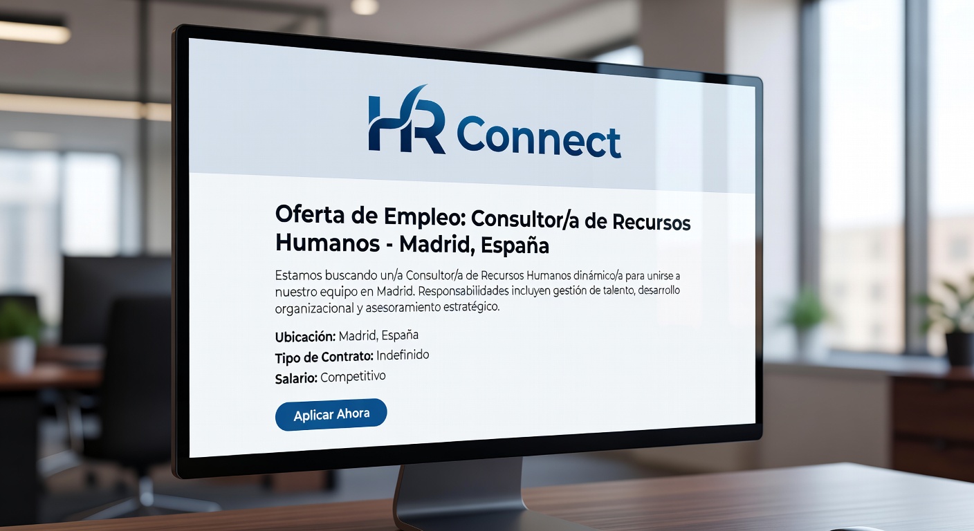 Publicación de ofertas de empleo en portales internacionales para España